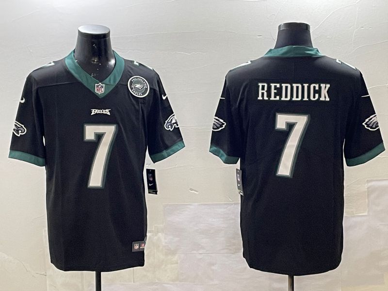 Men Philadelphia Eagles #7 Reddick Black 2025 Nike Vapor Limited NFL Jersey style 3->philadelphia eagles->NFL Jersey